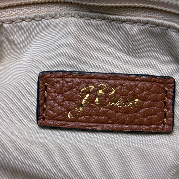 J.Crew Pebbled Leather Saddle Crossbody Bag - Picture 7 of 10